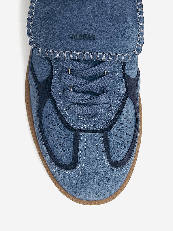Кеды муж ALOHAS S100917-02 Suede Blue - 5