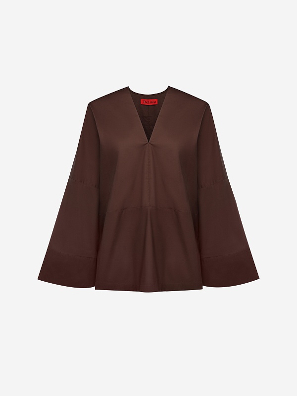 Рубашка жен TheLatest TLW04009T0160LNTP BROWN - 0