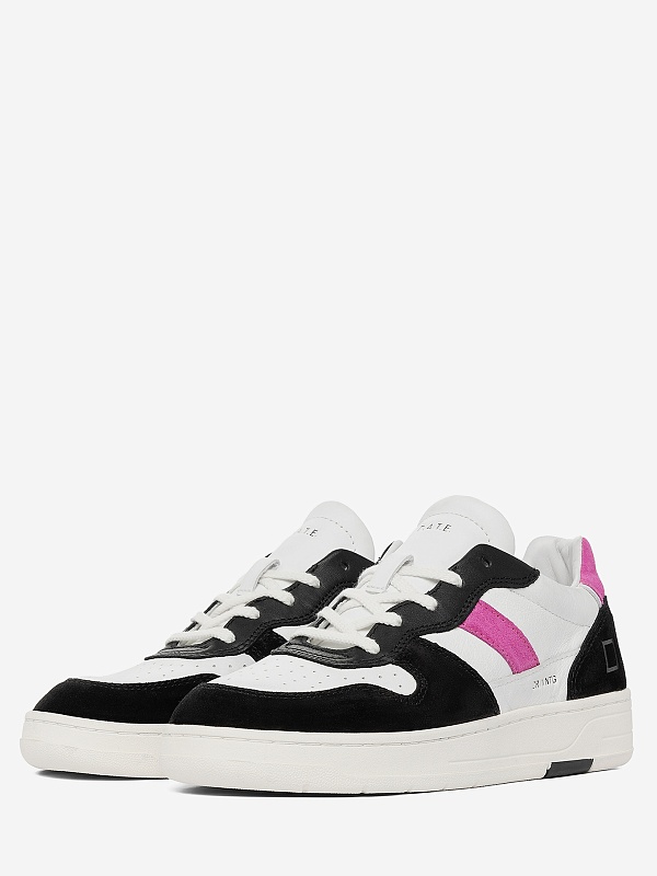 Кеды жен D.A.T.E. W391-C2-VC-WF-WF WHITE-FUXIA - 2
