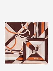 Платок жен Furla WT00021BX40814219S4401 CIOCCOLATO + PANNA