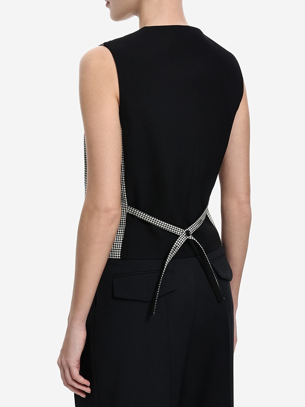 Жилет жен EENK EEB-1P350-VT01-BI Black/Cream - 3