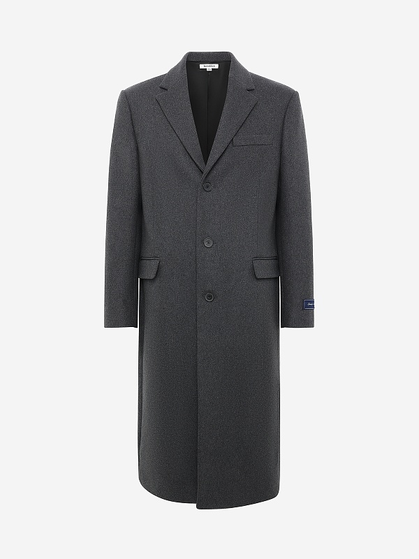 Пальто муж Sporty & Rich OW04962326GY11 Dark Grey - 0