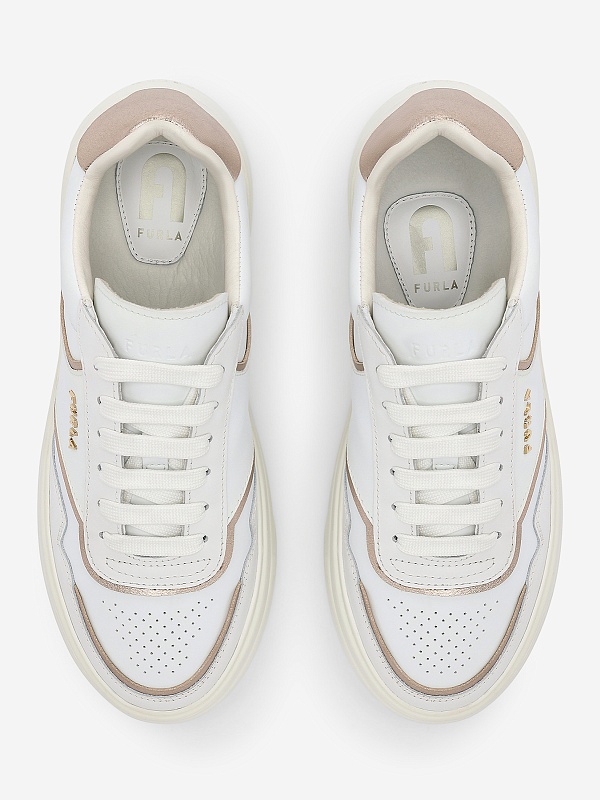 Кеды жен Furla YK73NUABX44713304S1007 TALCO h+COLOR LIGHT GOLD - 2