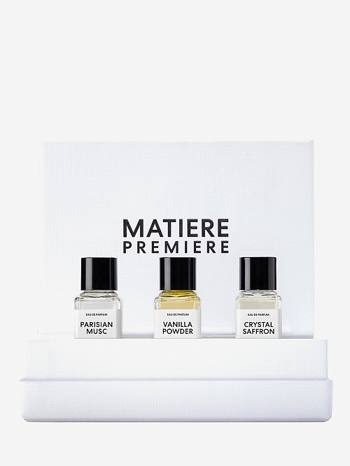 Набор (парфюмерная вода 3шт) унисекс MATIERE PREMIERE 3760372460976 Crystal Saffron,Parisian Musс,Va - 0