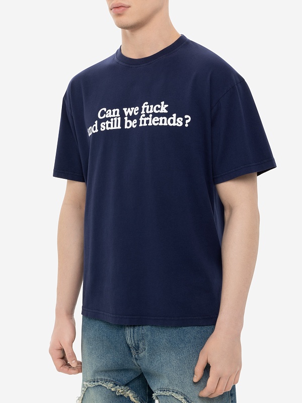 Футболка муж Carne Bollente SS25ST0108 Navy Blue - 2