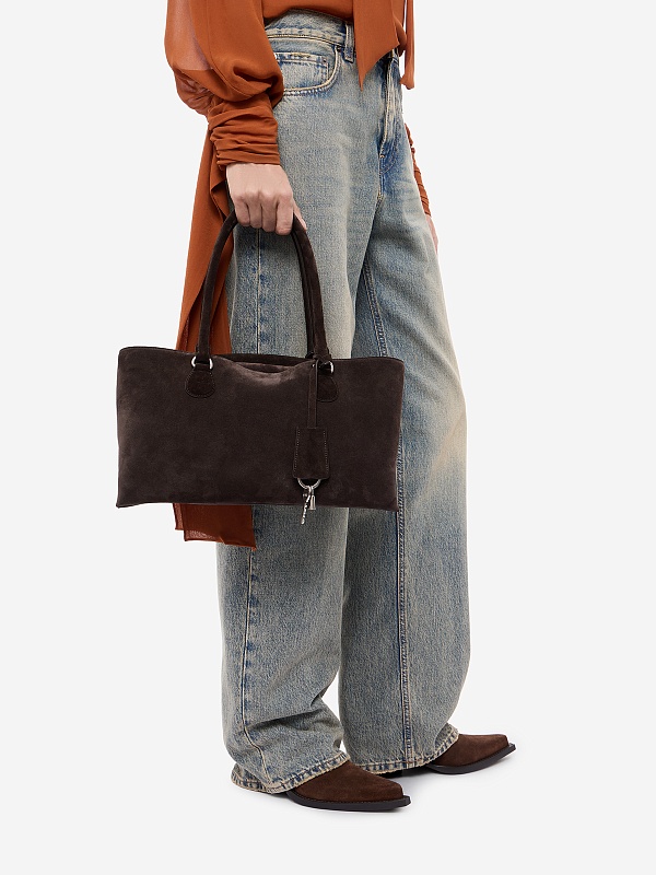 Сумка жен OSOI 25FB01020273 SUEDE MOCHA - 6