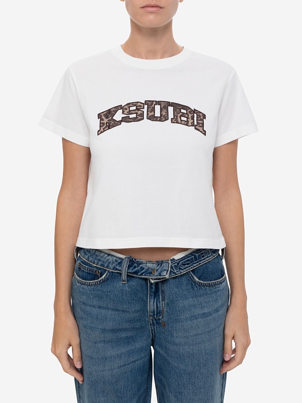 Футболка жен Ksubi WPF25TE002 white - 2