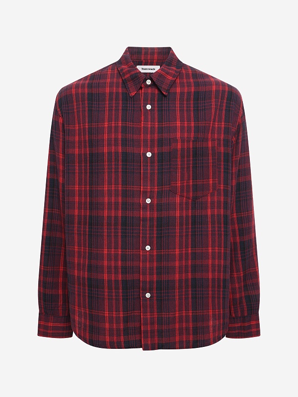 Рубашка муж Tonywack BF12SH901 RED/BLUE - 0