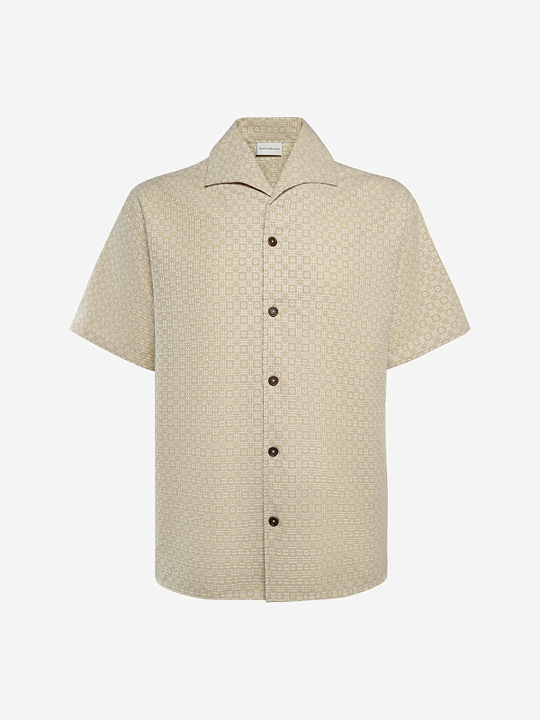 Рубашка муж Drôle de Monsieur K-SH248-CO270-DSAN DARK SAND - 0