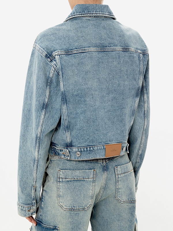 Куртка джинсовая жен 7 For All Mankind JSNIC650FR LIGHT BLUE - 4