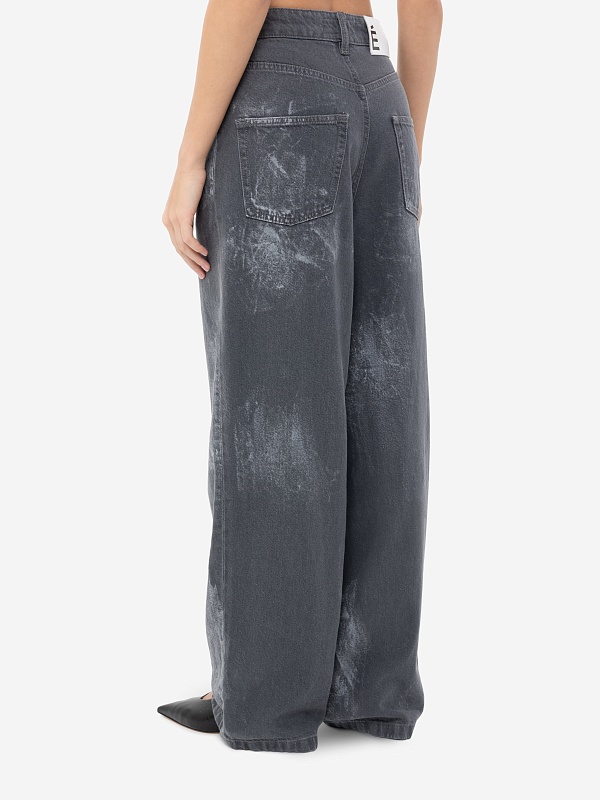 Джинсы муж Etudes Studio DISTRICT PAINT Grey - 7