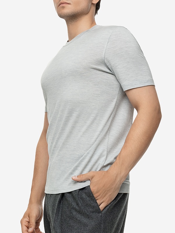 Футболка муж Brunello Cucinelli MTB371308 GRIGIO - 2