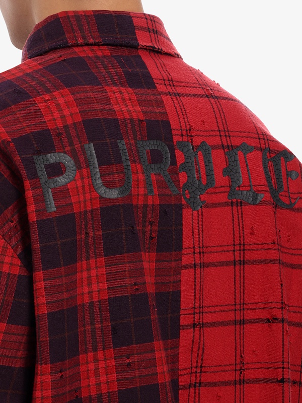 Рубашка муж PURPLE M3009-FRRH425 RED - 5
