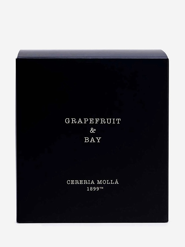 Свеча унисекс Cereria Molla 1899 6646 Grapefruit & Bay XL, 3 фитиля 600г - 1