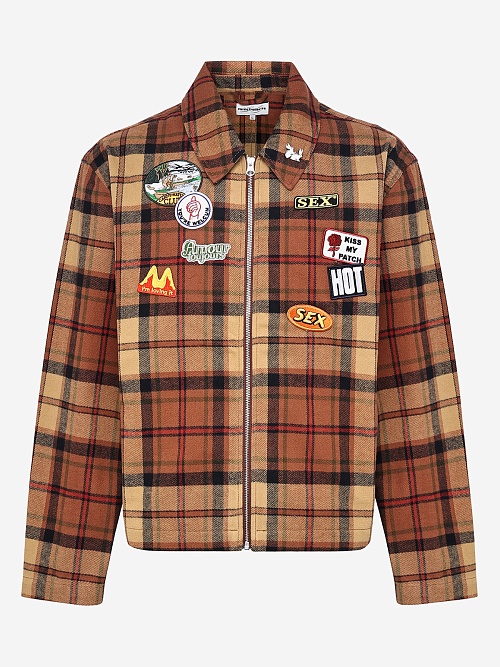 Рубашка муж Carne Bollente AW25FJK0101 Tartan - 0