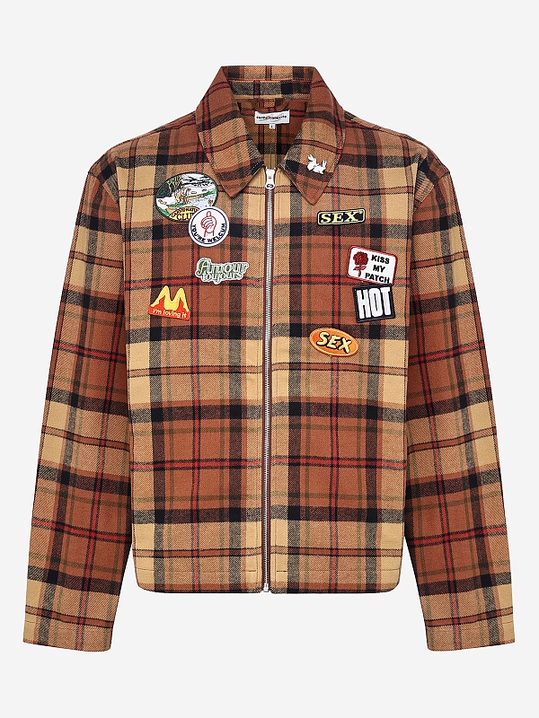 Рубашка муж Carne Bollente AW25FJK0101 Tartan - 0