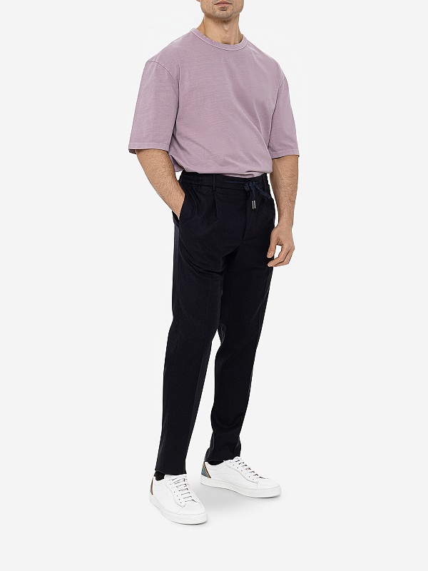 Футболка муж Officine Generale W24MTEE205PRE SUNSET BERRY - 2