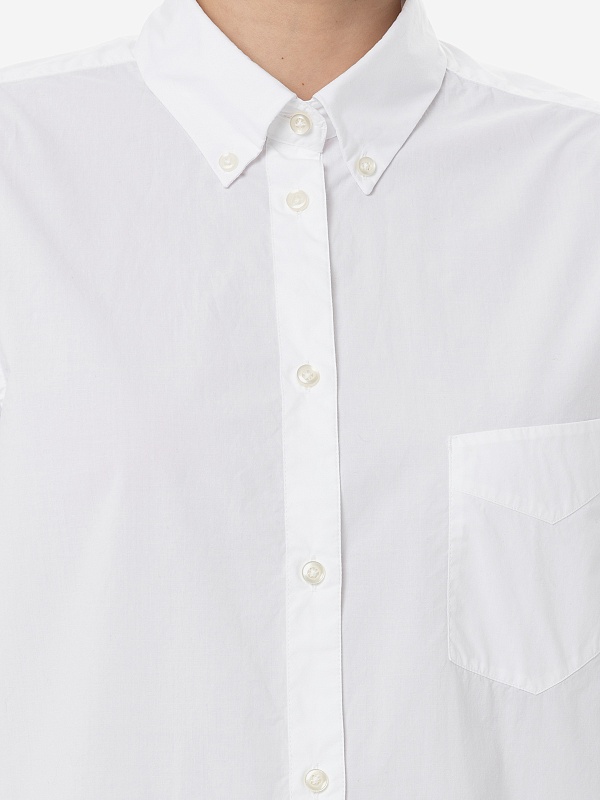 Рубашка жен Officine Generale S24WSHI002 WHITE - 5