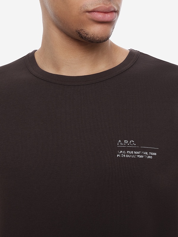 Футболка муж A.P.C. COHMW-H26577 CAA BROWN - 5