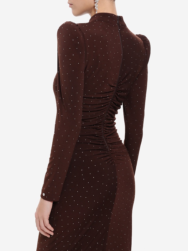 Платье жен Nissa RS16093A brown - 5