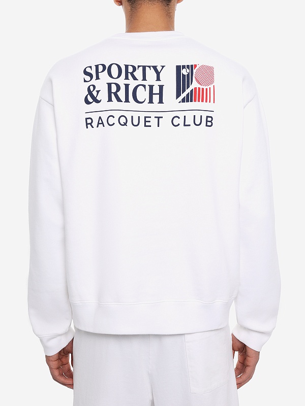 Толстовка муж Sporty & Rich ST098710431WH01 White - 4