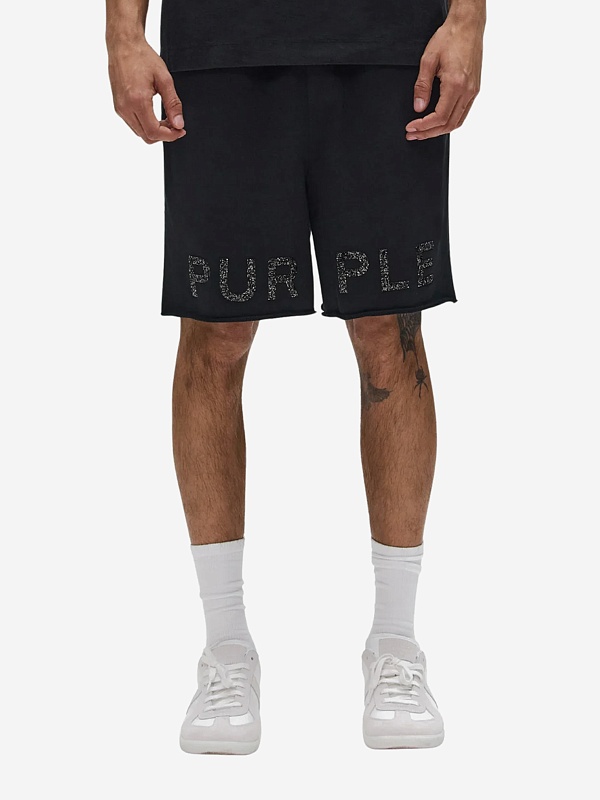 Шорты муж PURPLE M4196-FTBS226 BLACK - 1