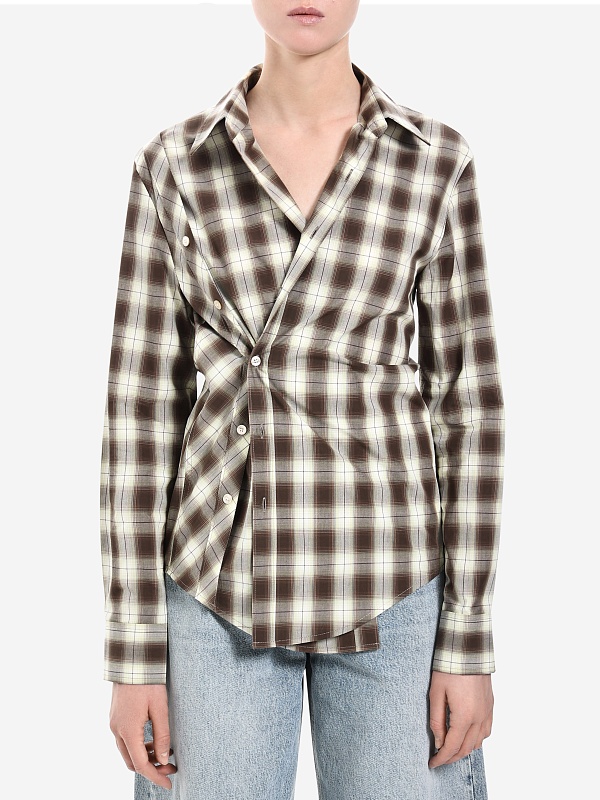 Рубашка жен EENK EEB-1P350-SH01-BR Multi - 1