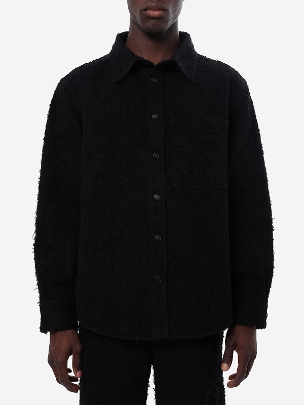 Рубашка муж LGN Louis Gabriel Nouchi 0574 D018 BLACK SCAR - 4