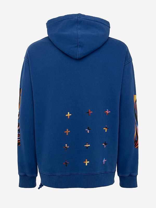 Худи муж Ksubi MPS24FL004 BLUE - 1