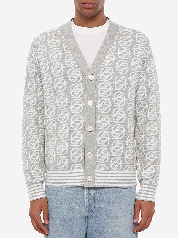 Кардиган муж Drôle de Monsieur L-CA180-VI040-GY GREY - 3