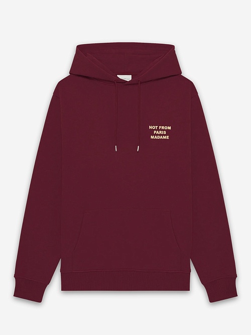 Худи муж Drôle de Monsieur I-HO162-CO127-WN WINE - 0