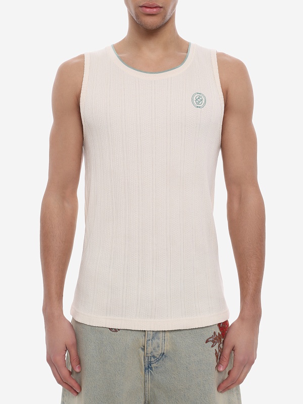 Майка муж Drôle de Monsieur K-TS319-CO267-OW OFF WHITE - 3