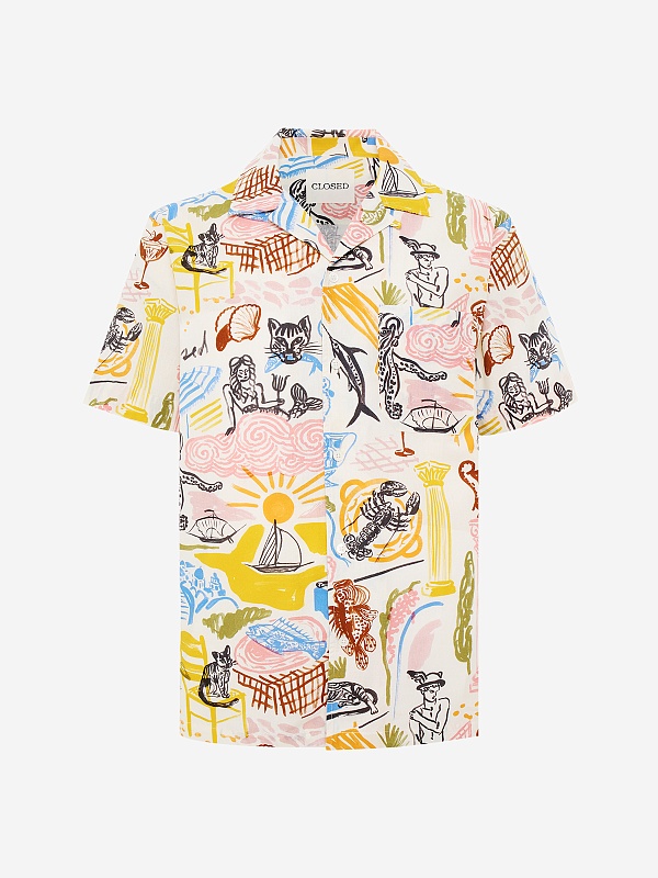 Рубашка муж Closed C84444-26B-PR 101 Multi colour - 0
