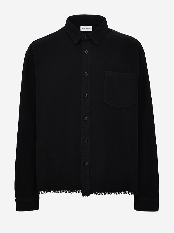 Рубашка муж John Elliott E047F9210A Black - 5
