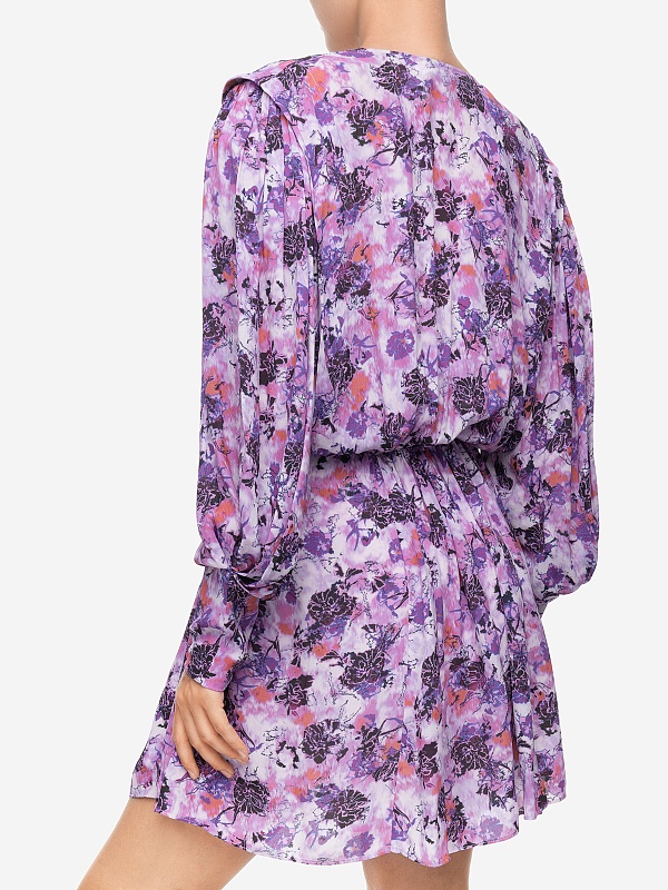 Платье жен IRO 23SWM33MADEA PUR2423S PURPLE/MULTICO - 4