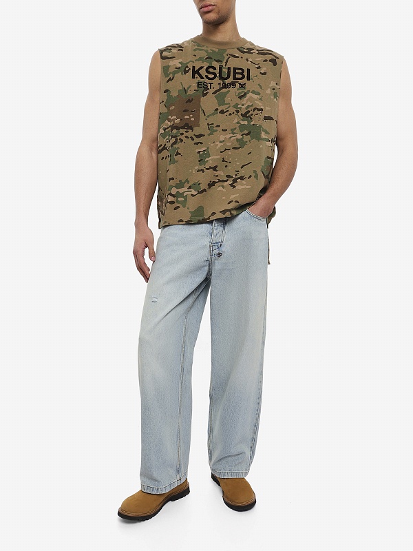 Майка муж Ksubi MSP26TA001 GREEN - 1
