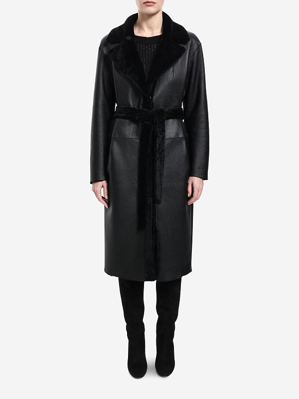 Дубленка жен Burka K-1455/FP/115BR Черный - 6