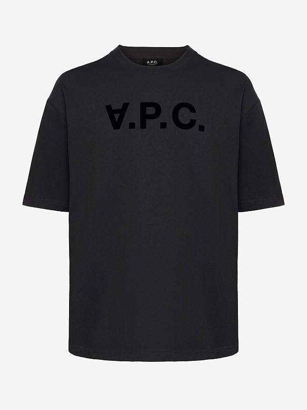 Футболка муж A.P.C. COHLR-M26385 LZA FALSE BLACK - 0