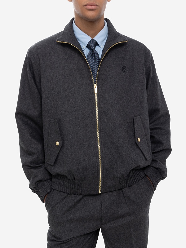 Бомбер муж Drôle de Monsieur H-JT234-WV008-GY GREY - 2