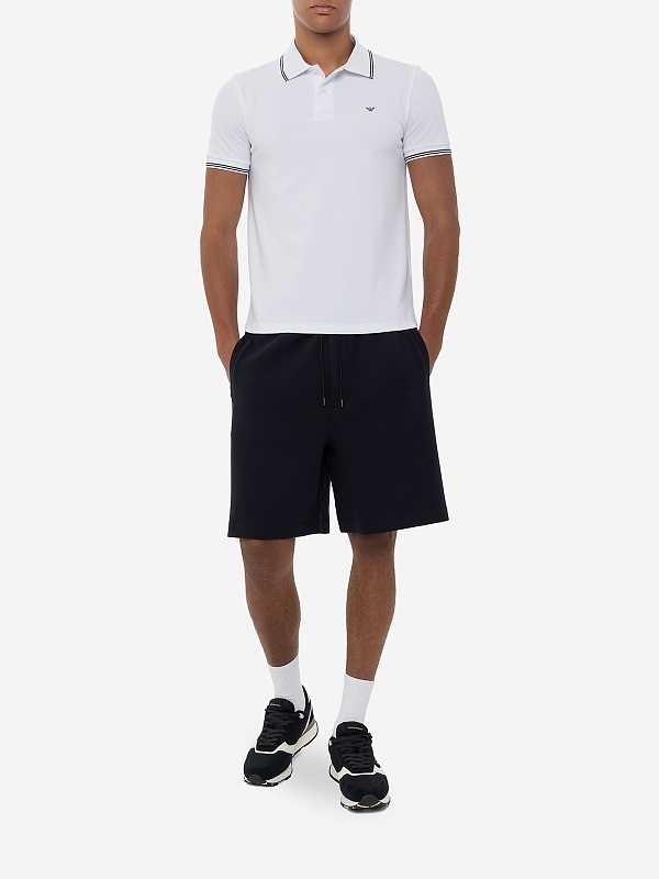 Поло муж Emporio Armani 8N1FB4 1JPTZ 0100 BIANCO OTTICO - 1