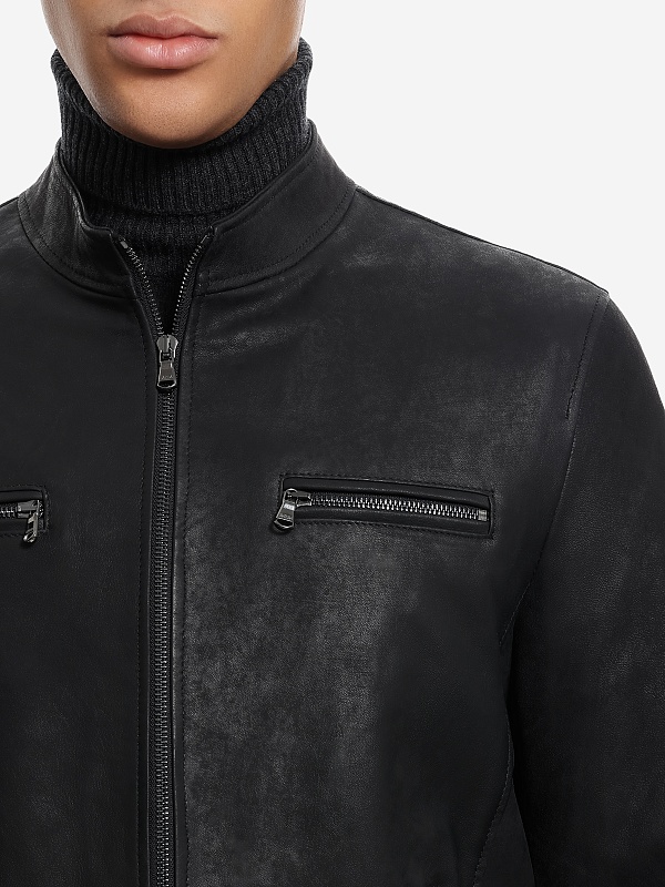 Куртка кожаная муж Barba Napoli RENO 51207 99 - 4