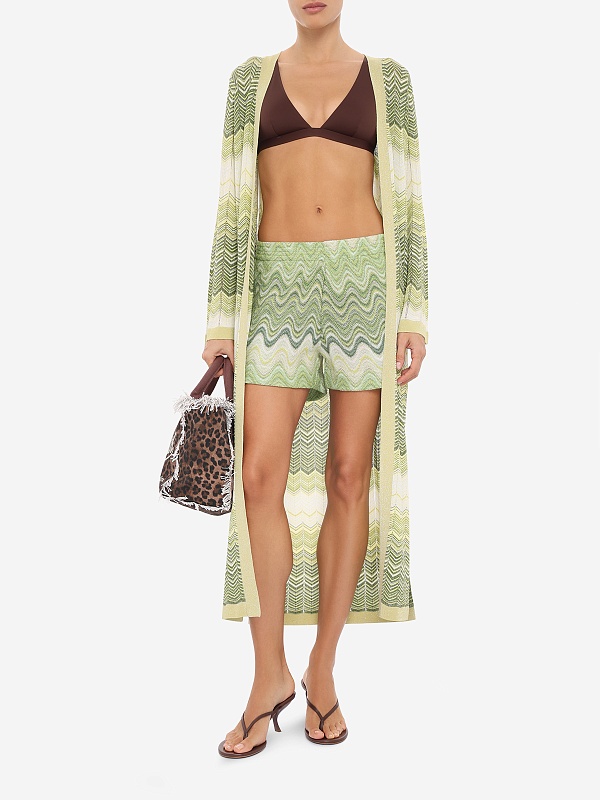 Шорты пляжные жен MC2 Saint Barth MEA002 01121L RACHEL SEA WAVE SOFT 55 - 1