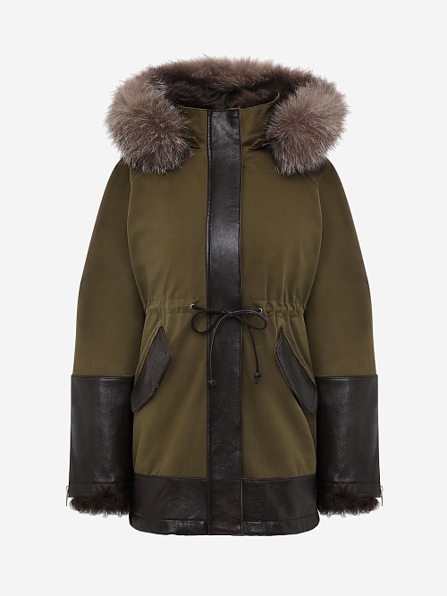 Парка жен VLADIMIRO GIOIA VG2505 Military green - 0