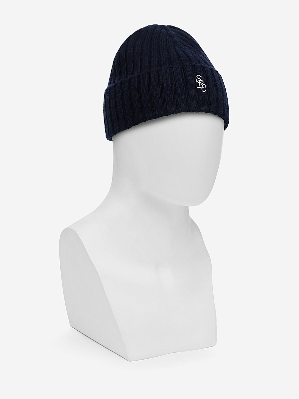 Шапка муж Sporty & Rich AC06666302BL106 Dark Navy - 3