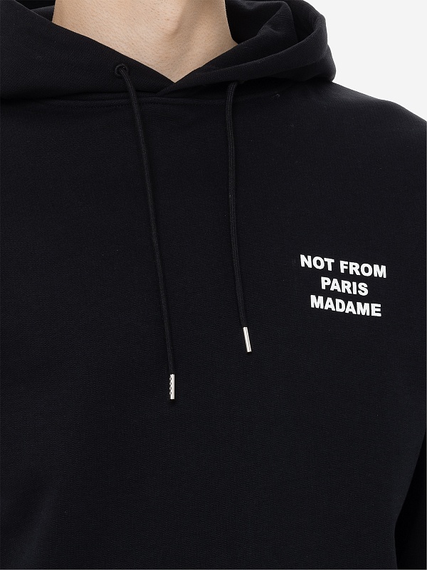 Худи муж Drôle de Monsieur PERM-HO162-CO127-BL BLACK - 5