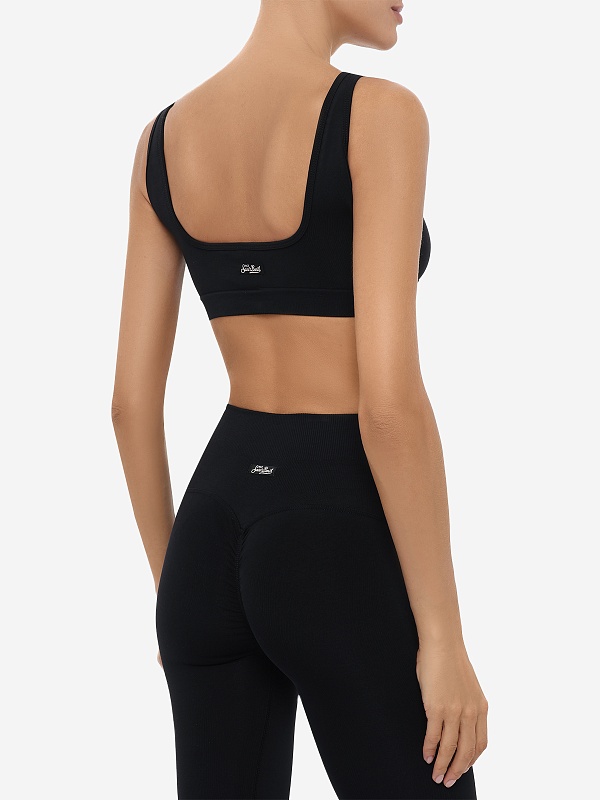 Топ (спортивный) жен MC2 Saint Barth FIFY001 00208L 00 BLACK - 4