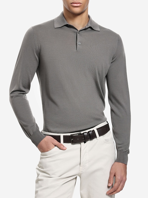 Поло с длинным рукавом муж Filippo De Laurentiis PL1ML RM16R 920 - 2