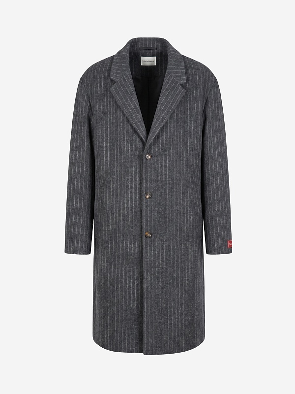Пальто муж Drôle de Monsieur L-CT151-WO041-DGR DARK GREY - 0