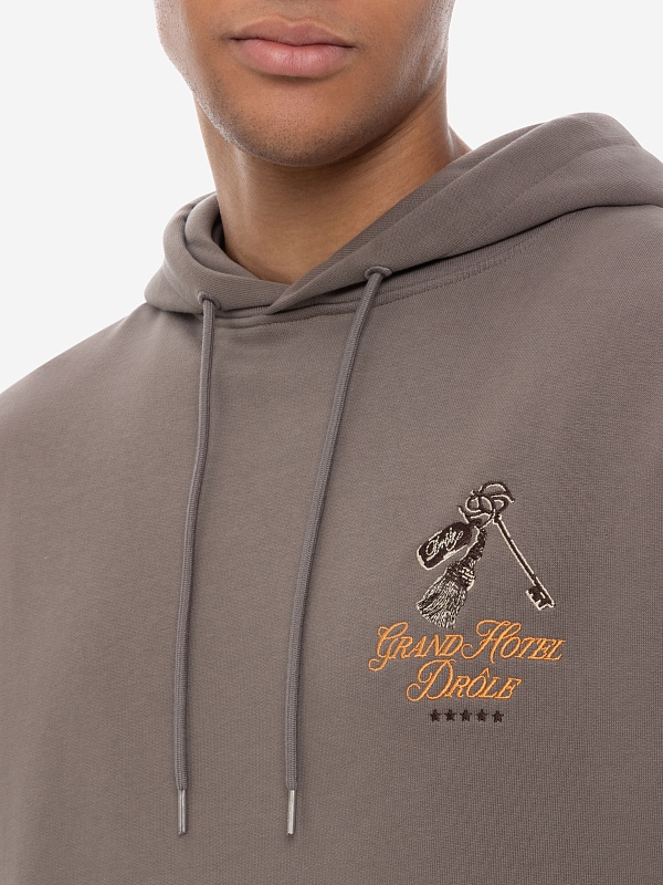Худи муж Drôle de Monsieur H-HO184-CO127-TA TAUPE - 4