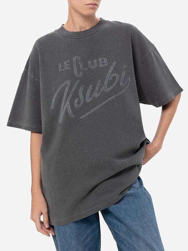 Футболка жен Ksubi WPF25TE005 charcoal - 2